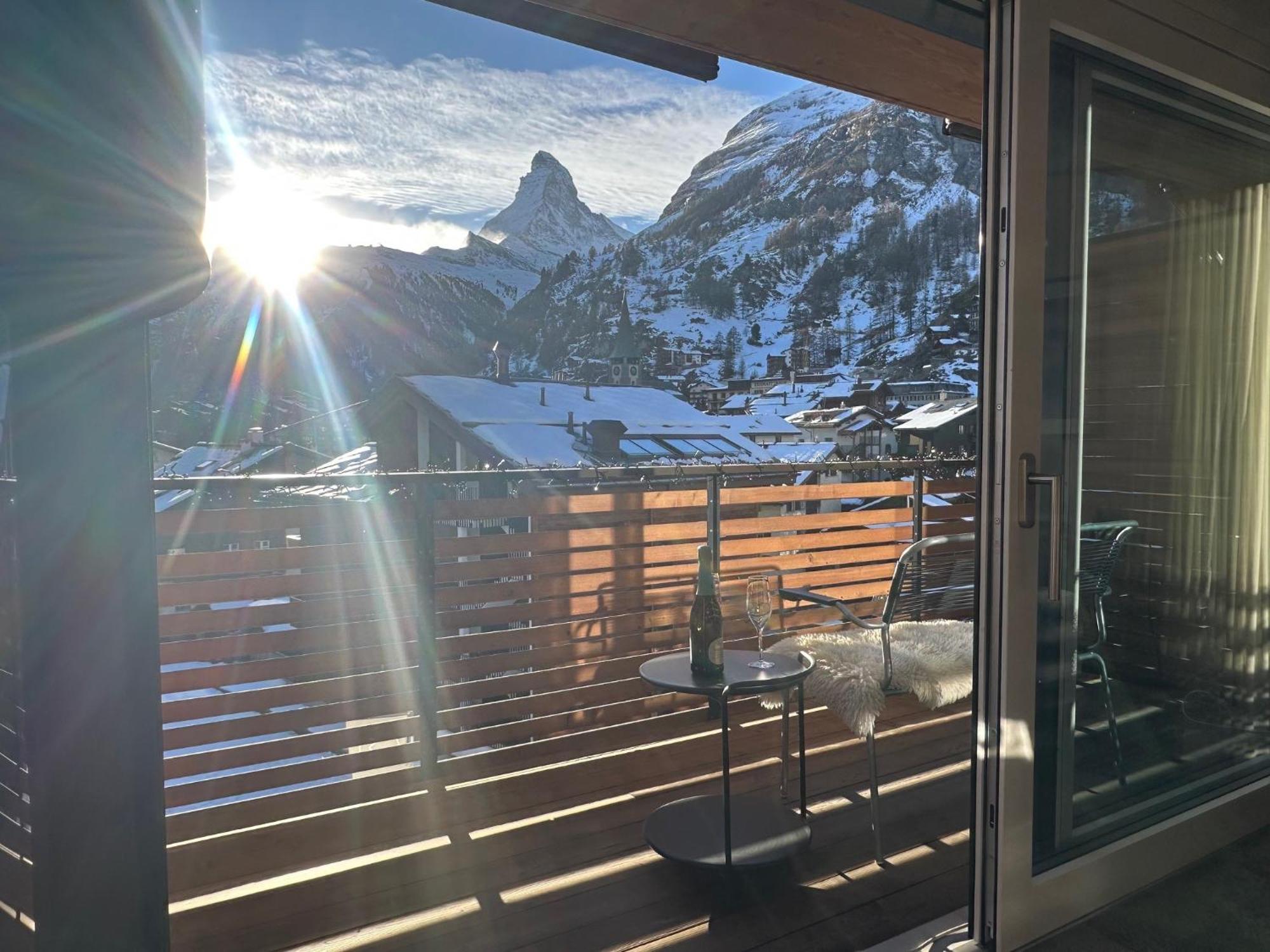 Апартаменти Ascot Penthouse 160 M2 Matterhorn View Церматт Екстер'єр фото